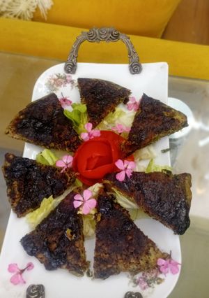 عکسی از دستور کوکو اسفناج ترش