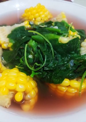 Foto resep SAYUR BAYAM JAGUNG simple