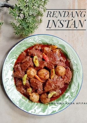 Foto resep Rendang Instan