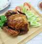 Resep Ayam Panggang Utuh Crispy Skin + Sambal Bawang Wajib Dicoba