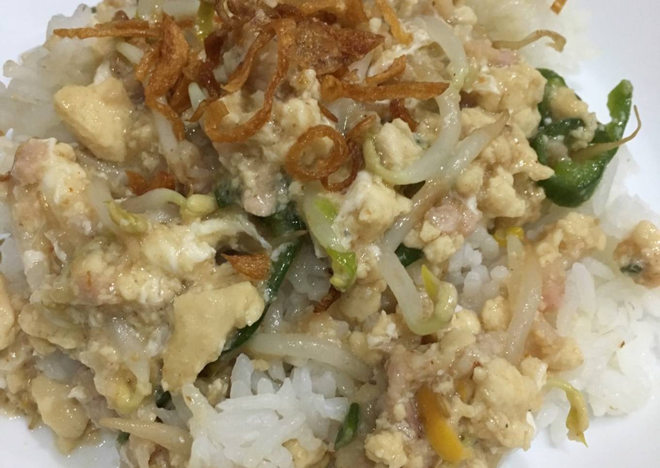 Tumis Tahu Daging Pedas