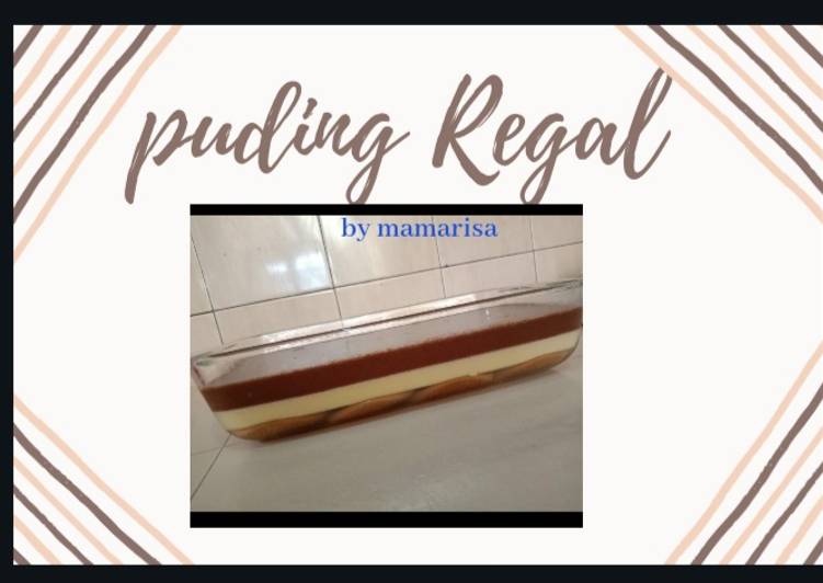  Resep  Puding  regal  3  lapis  oleh mamarisa Cookpad