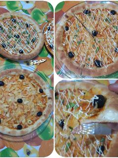 صورة لوصفة بيتزا🍕