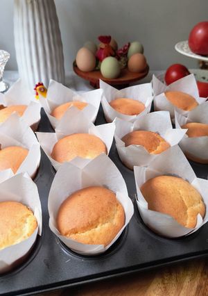 Una foto de Magdalenas libres de gluten