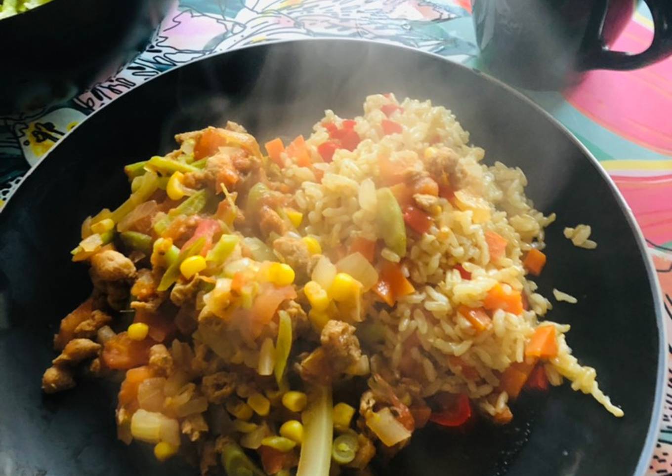 Tomaticán veggie (Carne de soya)