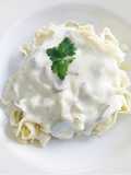 Tagliatelles con salsa de champiñones