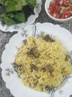 عکسی از دستور قارچ پلو عالی👌