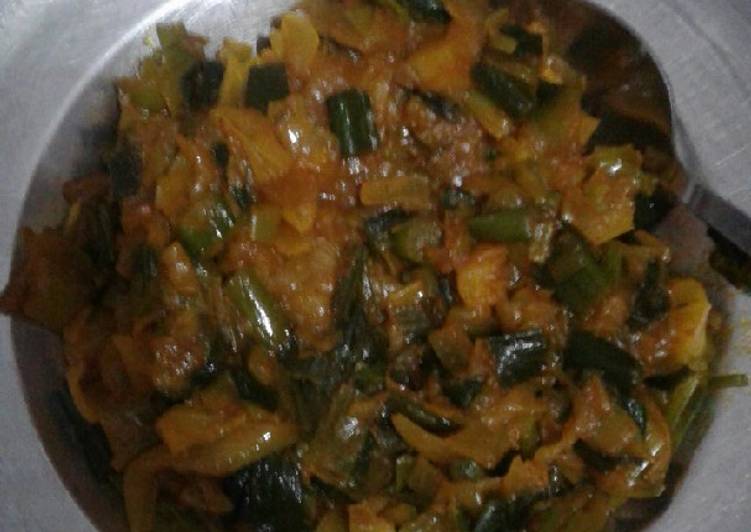 Recipe of Favorite Spring Onion Veg