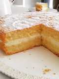 Torta paradiso con crema al latte