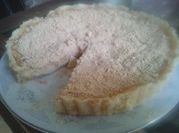 Una foto de pay de queso con galletas marias