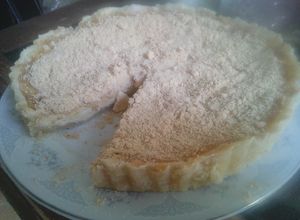 Una foto de Pay de queso con cubierta de galletas marias