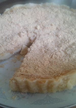 Una foto de Pay de queso con cubierta de galletas marias