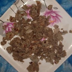 A picture of Bajre (millet) churma.