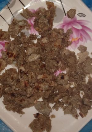 A picture of Bajre (millet) churma.