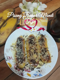Foto resep Pisang Bakar Mandi Keju