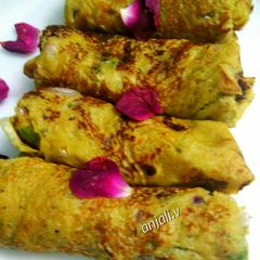 Whole wheat Cheela Roll A picture of Whole wheat Cheela Roll.