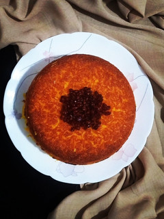 عکسی از دستور تهچین گوشت چرخ کرده