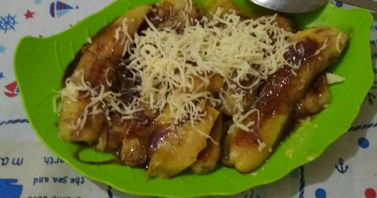 Resep Cemilan  pisang  keju coklat simple  oleh Feby Febriani 