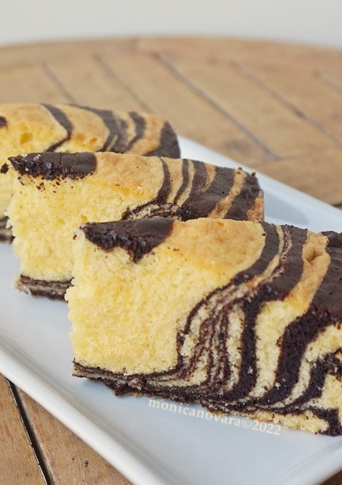 Foto resep Zebra Butter Cake