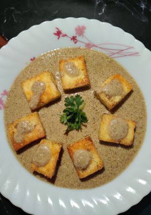A picture of Gondhoraj lemon paneer.