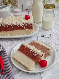 Foto resep Puding Roti Tawar Keju - Coklat