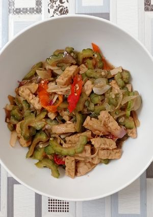 Foto resep Tumis Pare Tempe (anti pahit)