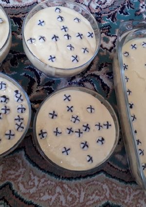 عکسی از دستور دسر انبه با بیسکوییت پتی بور😋