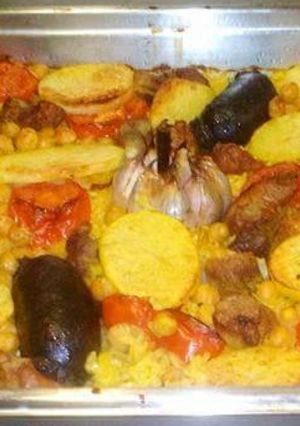 Foto principal de Arroz al horno🐖🍅🥔🍷😋
