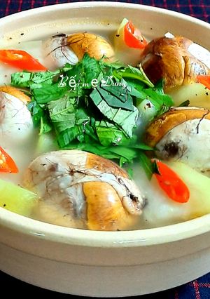 Hình của món Trứng vịt lộn um bầu.