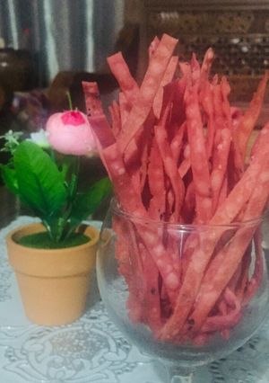Foto resep Kripik bawang buah naga