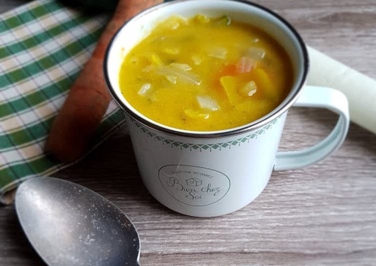 Recette: Potage aux légumes détox