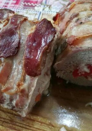 Una foto de Carre de cerdo relleno