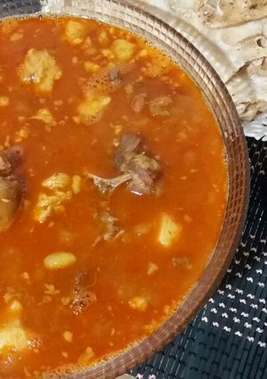 عکسی از دستور آبگوشت