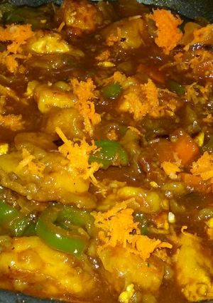 A picture of Paneer chilli.