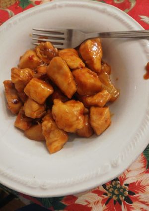 Foto di Pollo in salsa agrodolce