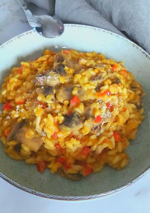 Une photo de Risotto aux lentilles