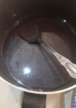 عکسی از دستور تزئین کیک خیس