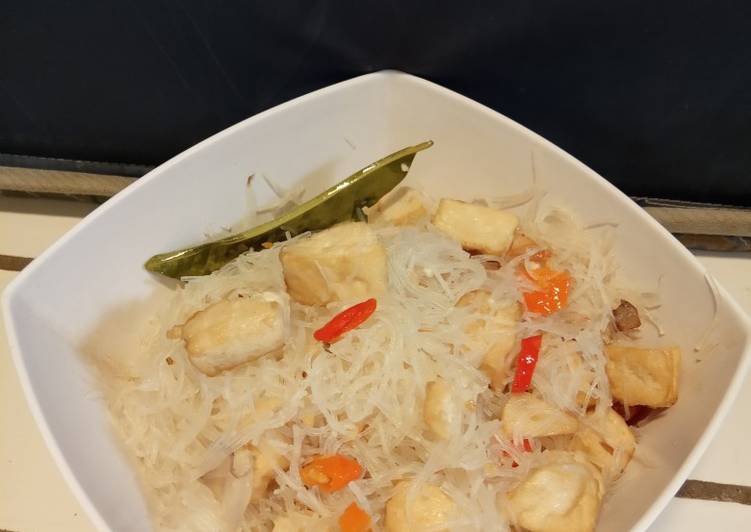 Tumis Tahu sederhana