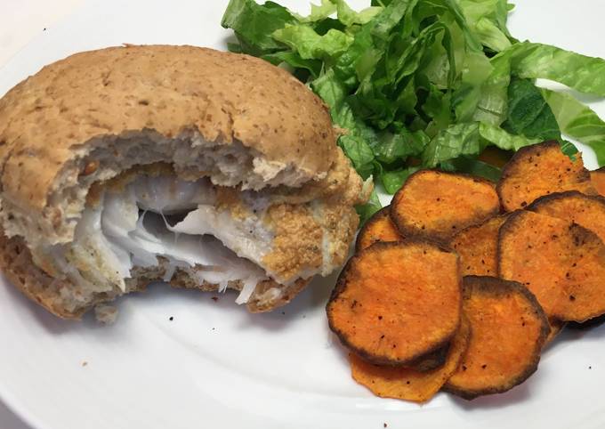 Recipe of Award-winning Fish Burger Brunch