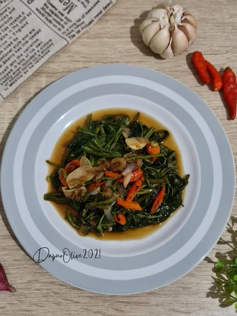 Langkah Gampang Membikin Resep Tumis Kangkung Ebi Saus Tiram yang Sempurna Anti Ribet, Bikin Ngiler