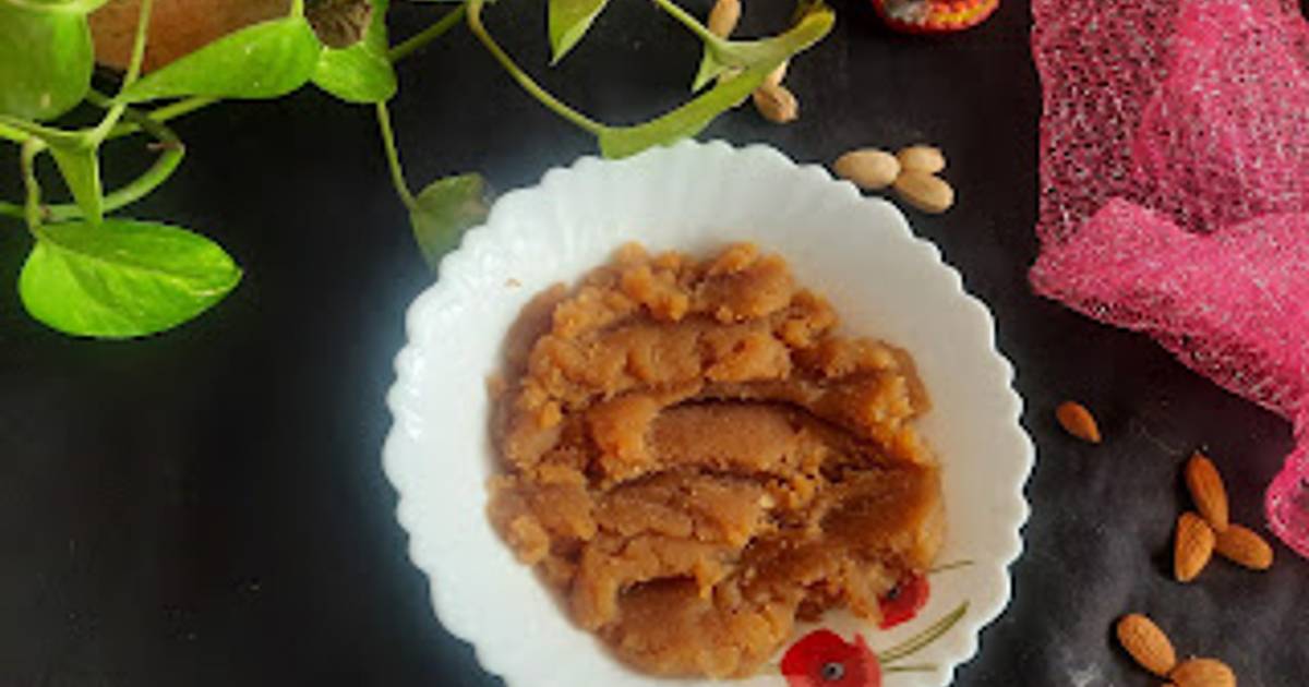 Wheat flour halwa Recipe by Mukti Sahay Cookpad