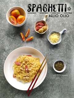 Foto resep Spaghetti aglio olio