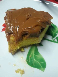 Una foto de Flan casero de coco