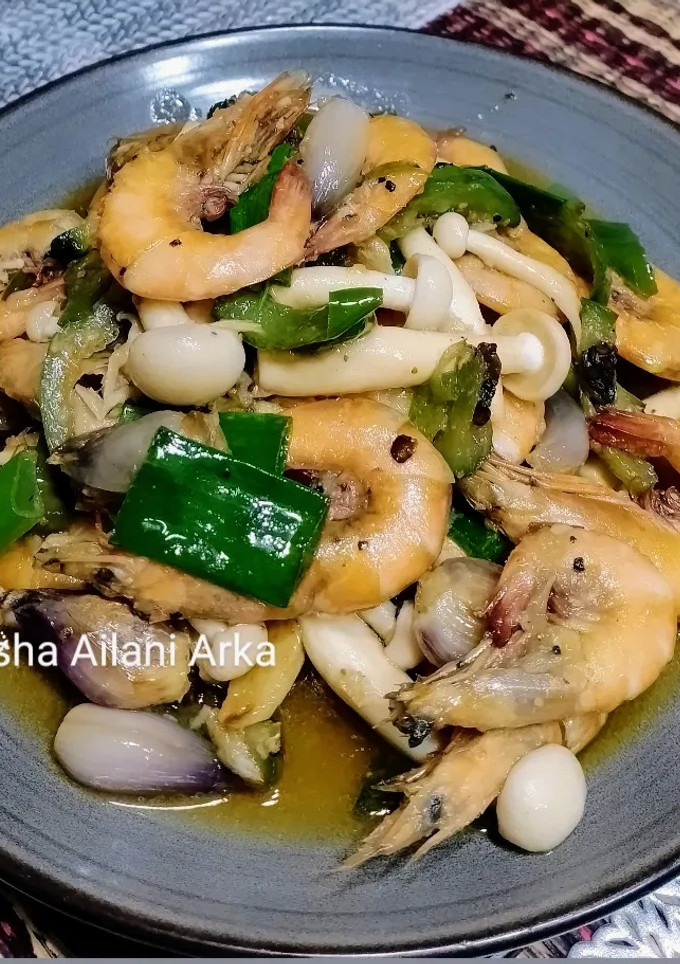 Foto resep Udang Butter Lada Hitam