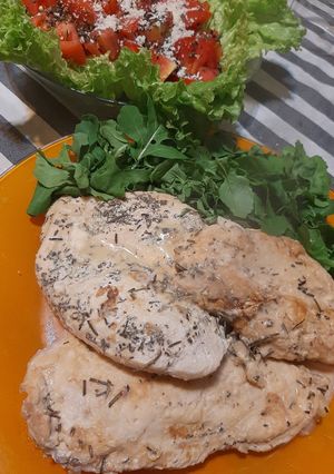Una foto de Pechuga jugosa al romero en essen