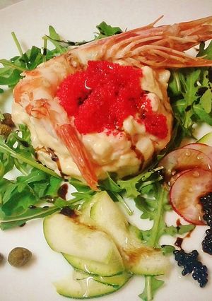 Una foto de Ensaladilla de mariscos