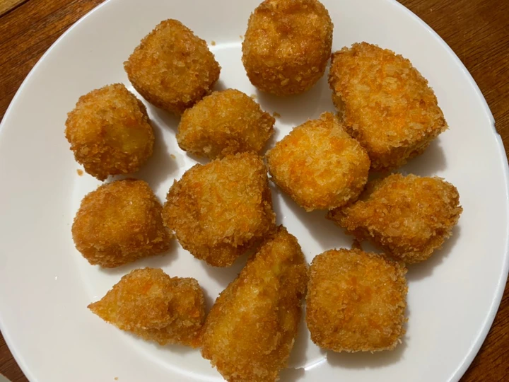 Langkah Mudah untuk Menyiapkan Resep Nugget ayam keju yang Lezat Sekali Anti Ribet, Lezat Sekali