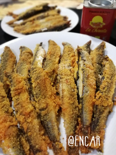 Una foto de Boquerones crujientes al horno