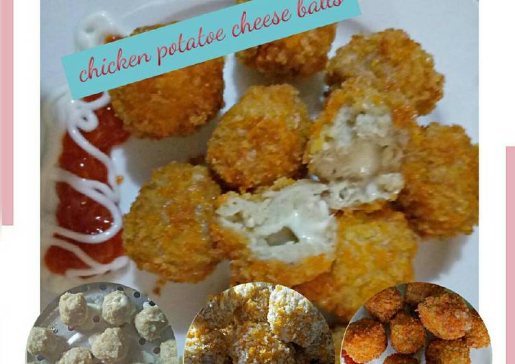 Resep Chicken potato cheese balls oleh Tiwy Irjanita - Cookpad