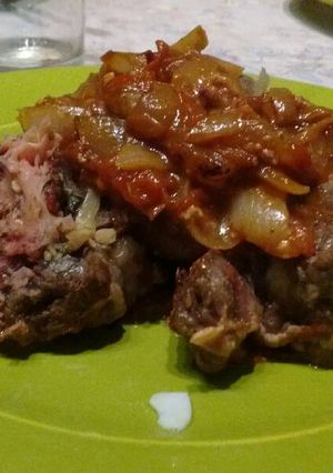 Una foto de Bifes rellenos